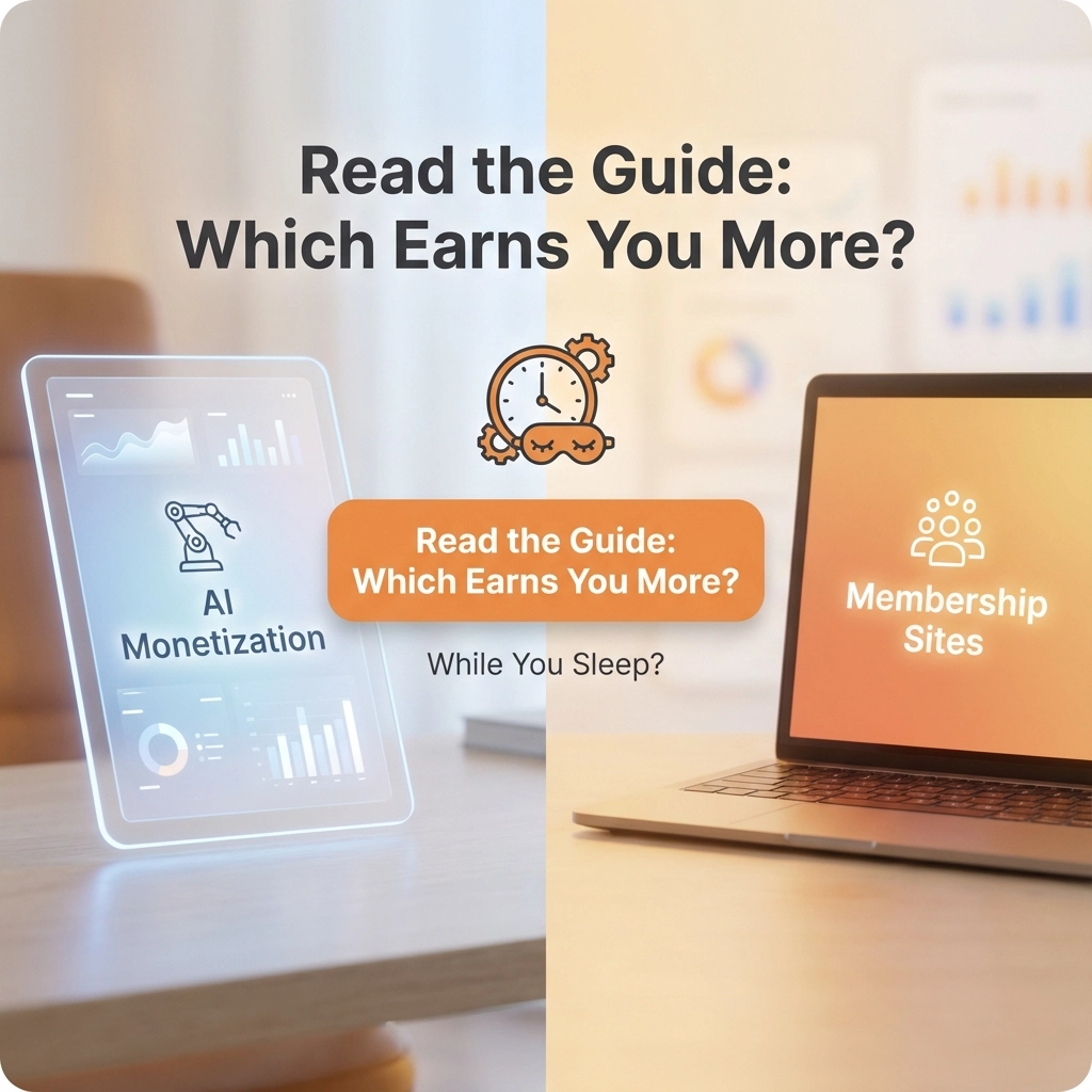 AI Monetization vs. Membership Sites: Which Earns You More While You Sleep?