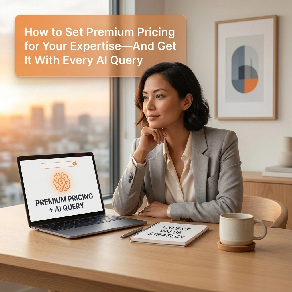 How to Set Premium Pricing for Your Expertise: And Get It With Every AI Query