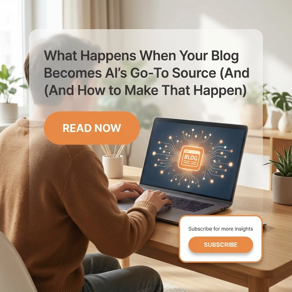 What Happens When Your Blog Becomes AI's Go-To Source (And How to Make That Happen)